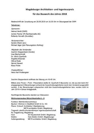 MAIP Bauwerk des Jahres 2018