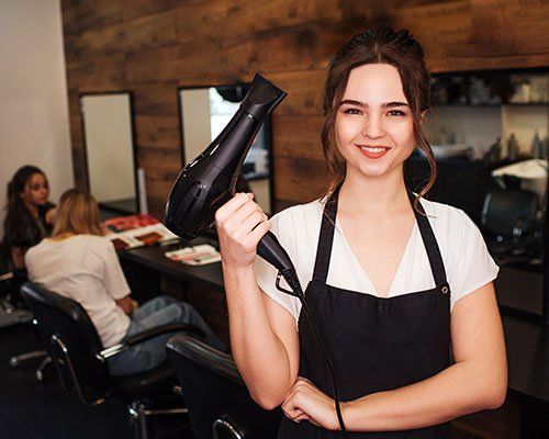 Ask The Experts — Woman Holding Blower in Waterbury, CT