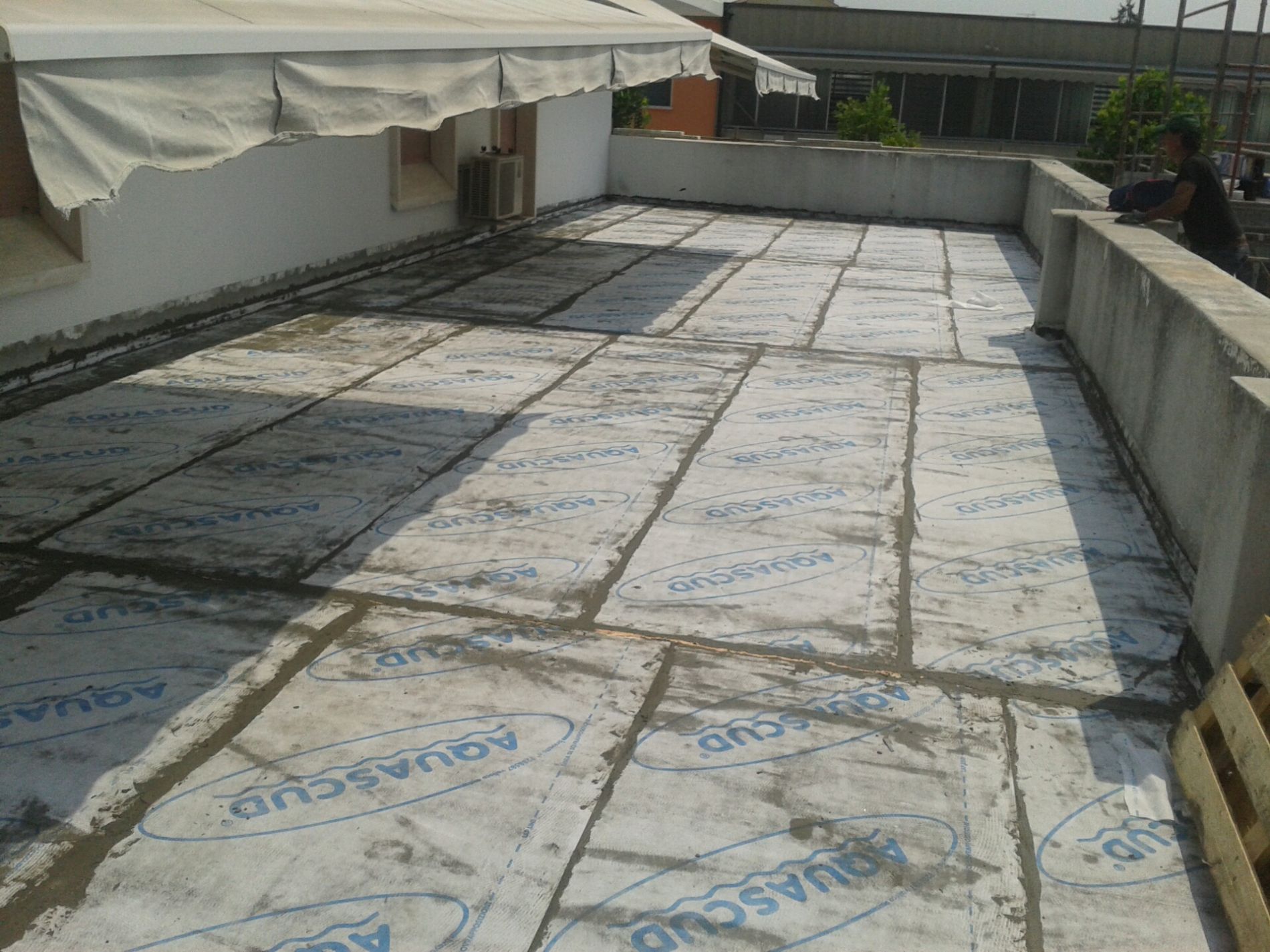 Copertura con lastre