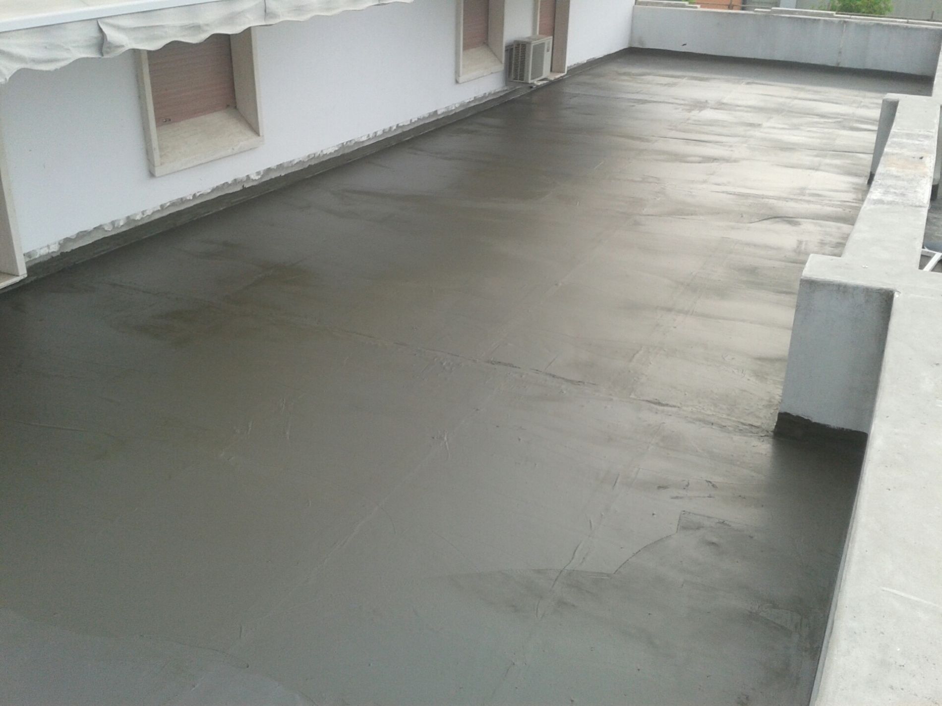 Terrazzo in cemento