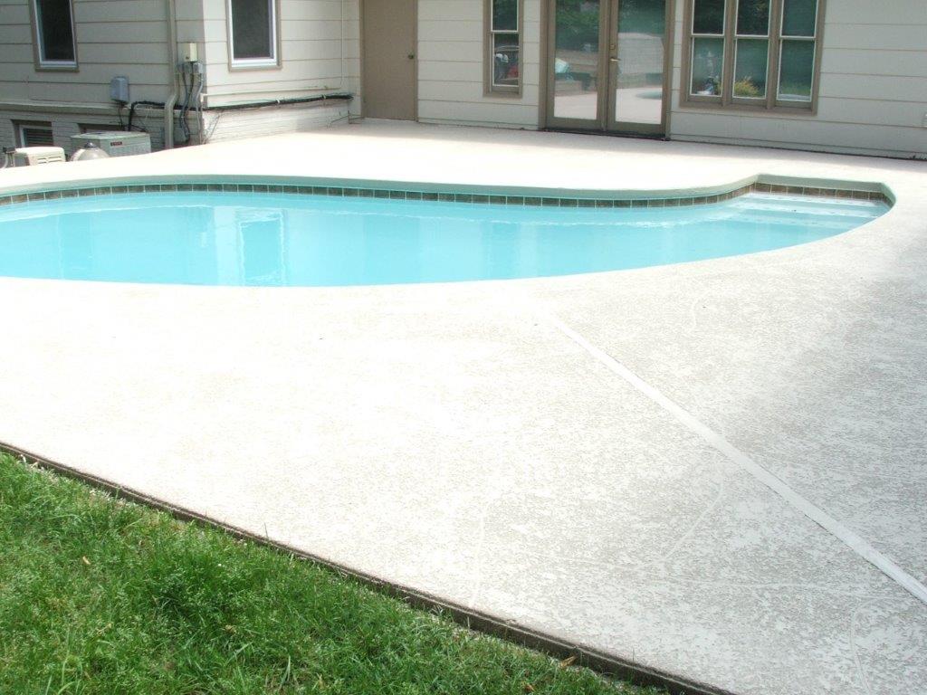 Swimming Pool Area — Jamestown, NC — Decorative Concrete Unlimited Inc