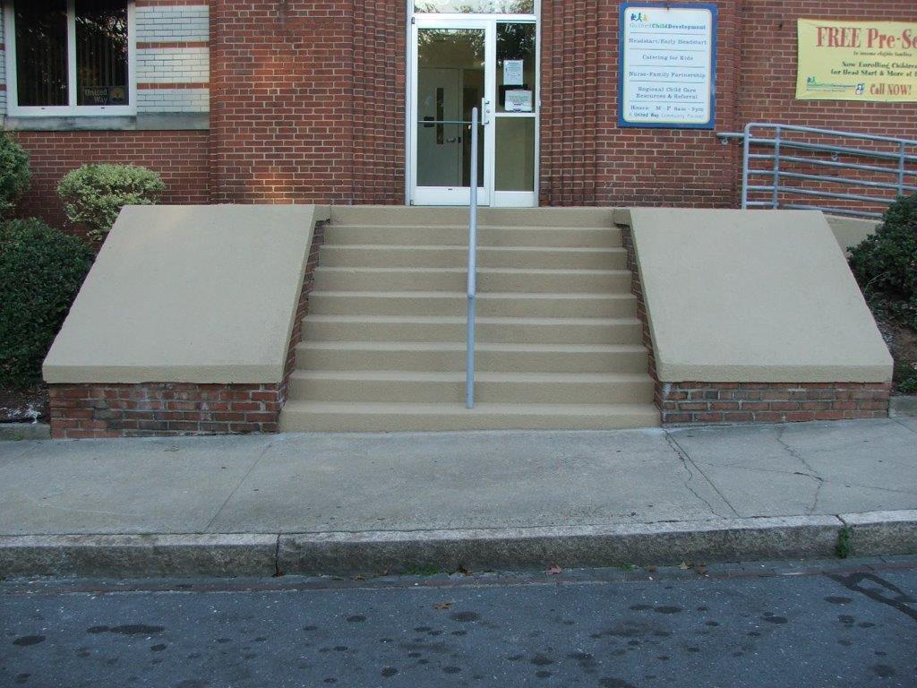 Old House Staircase — Jamestown, NC — Decorative Concrete Unlimited Inc