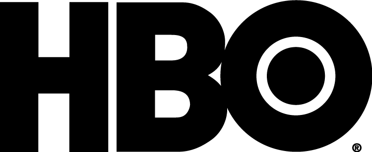 El logotipo de HBO es blanco y negro con un círculo blanco en el medio.