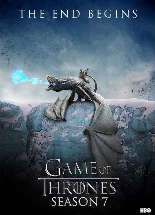 Un póster de la película Juego de Tronos temporada 7