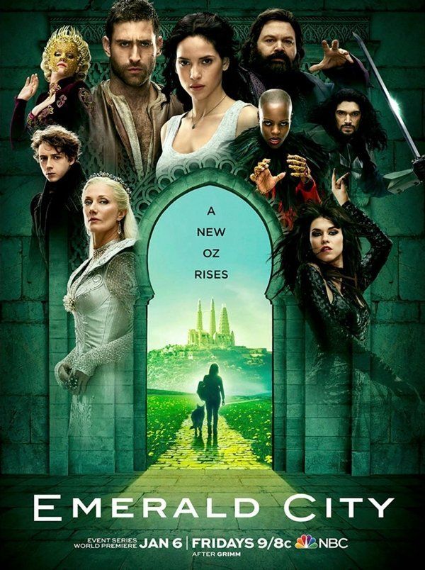 Un cartel de la película Ciudad Esmeralda, A New Oz Rises.