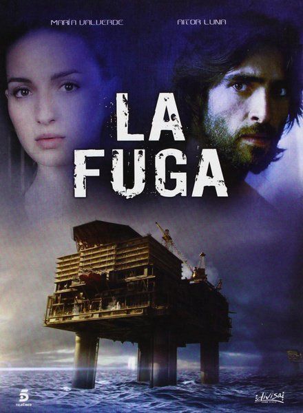 Un cartel de la película La Fuga muestra a un hombre y una mujer.