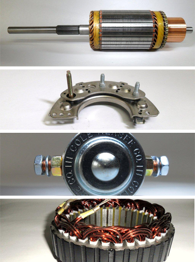 Voltage regulator, Starter Drive, Starter Clutch, Automotive Brushes, Armatures