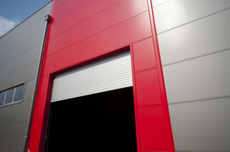 Porta garage rossa
