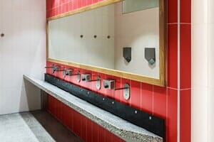 Clean public washrooms interior - Roto-Rooter Sewer and Drain Service in Bangor, ME Clean public washrooms interior - Roto-Rooter Sewer and Drain Service in Bangor, ME
