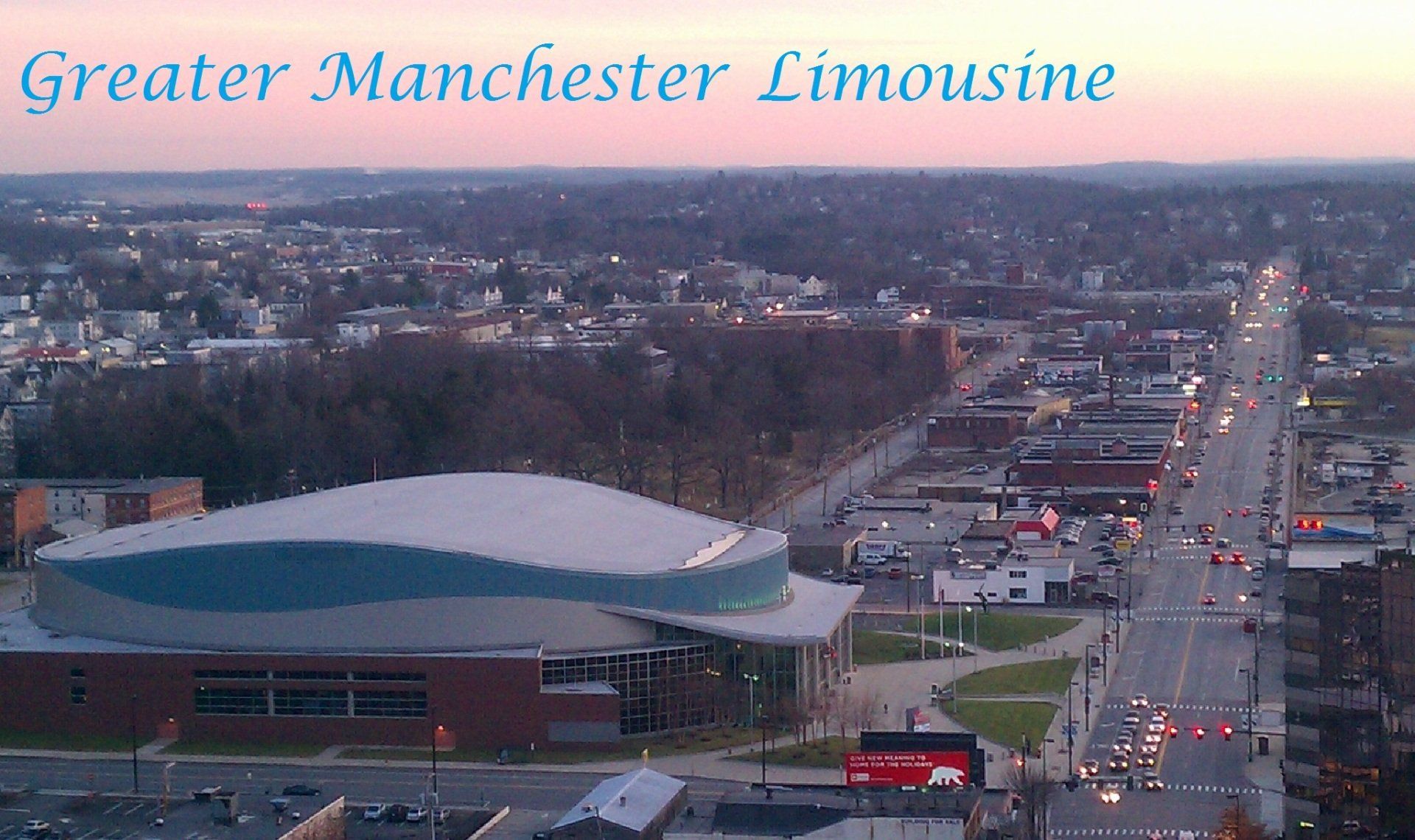 Get Your FREE Quote! Original logo of our company looking out over Manchester