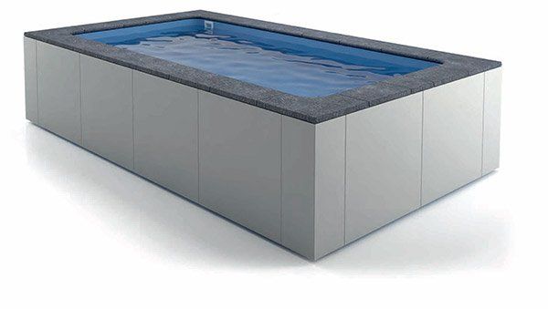 Piscina dalla forma rettangolare
