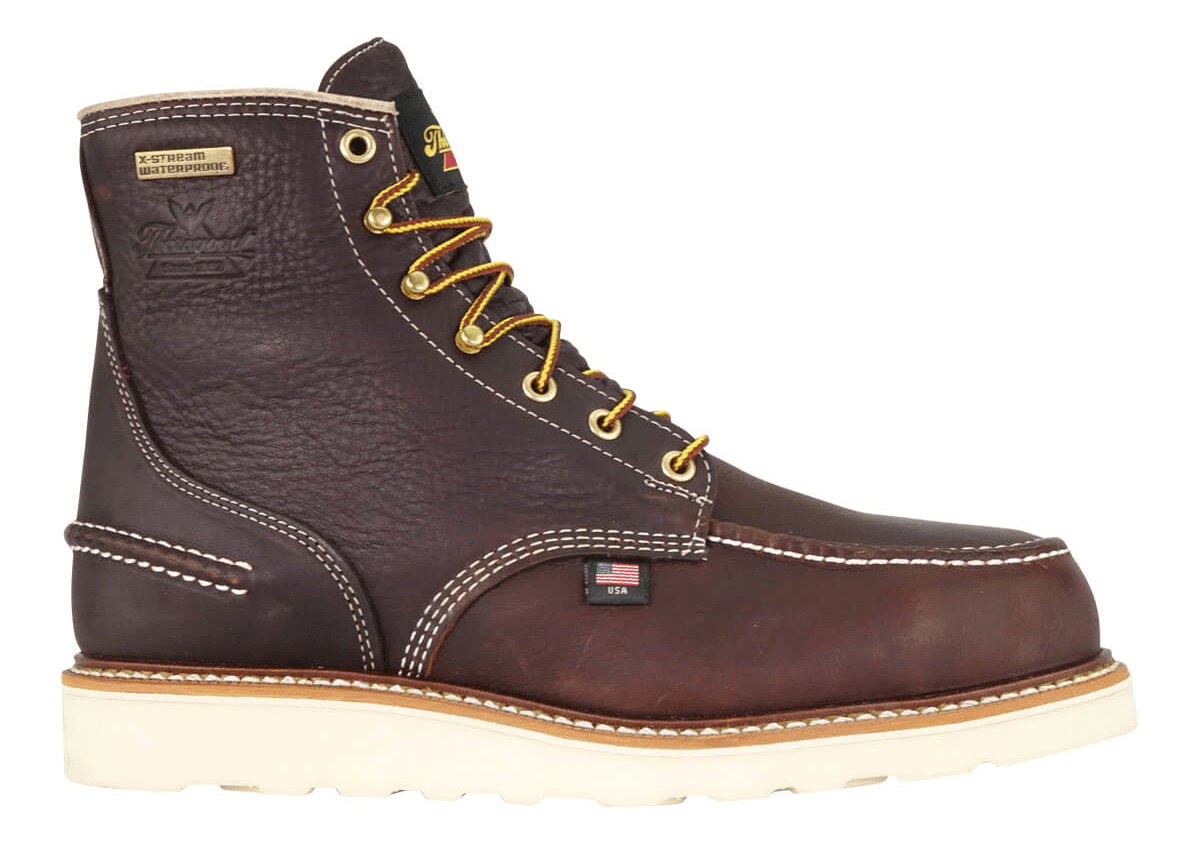 1957 Series - Waterproof- 6-Inch Briar Pitstop Safety Toe- Moc Toe Maxwear Wedge