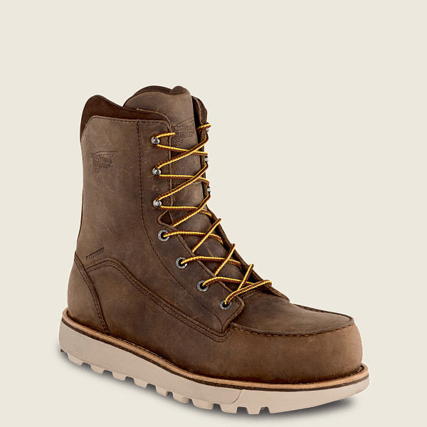 Red Wing Style #2442 Traction Tred Lite Men's 8-Inch Waterproof Safety Toe Boot
