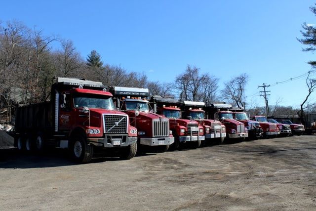 Large Trucks — Peabody, MA — Atlantic Paving Corp.