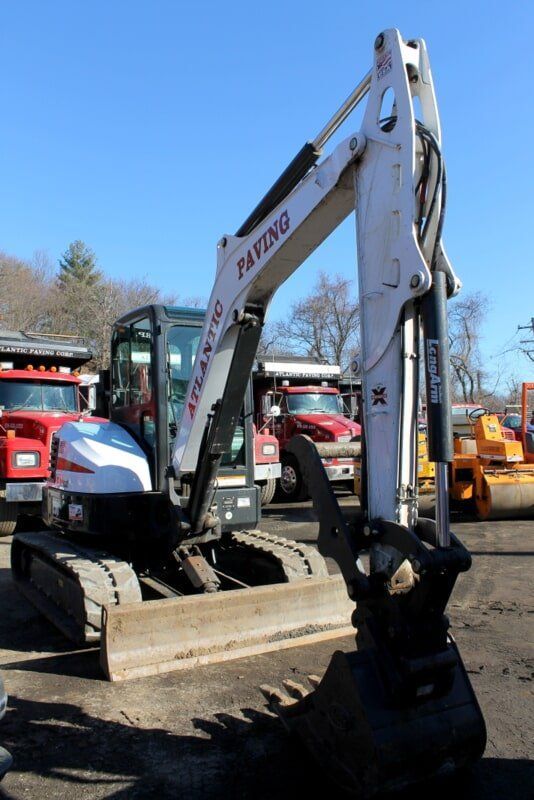 White Excavator — Peabody, MA — Atlantic Paving Corp.