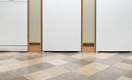 Economical vinyl flooring