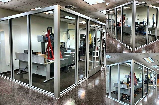Glass Enclosure — Mountainside, NJ — Image Glass LLC storefront entrance showroom commercial business plexiglass covid barrier custom glass mountainside nj