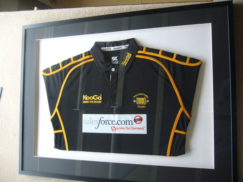 Sports shirt framing services