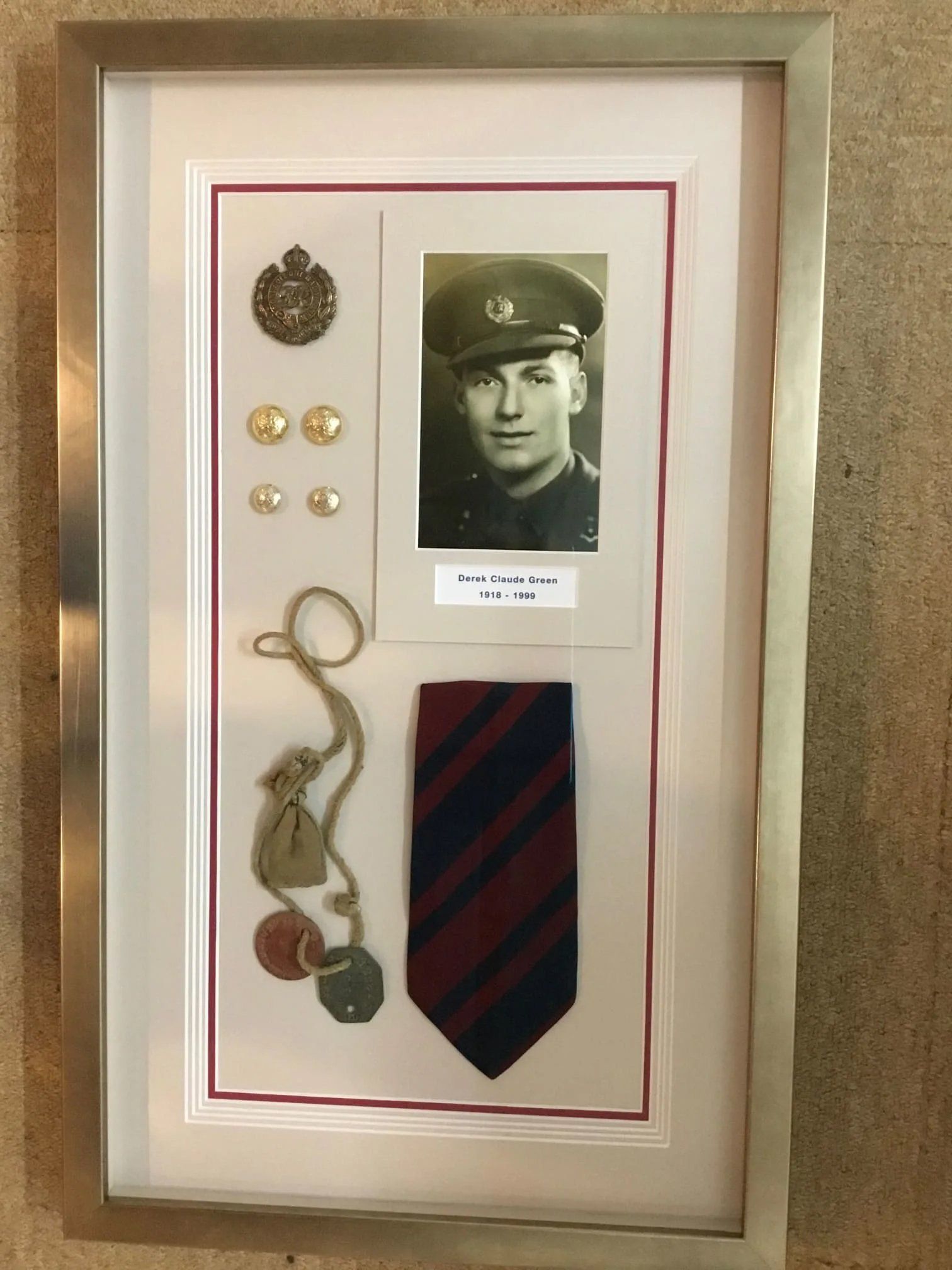 Memorabilia framed