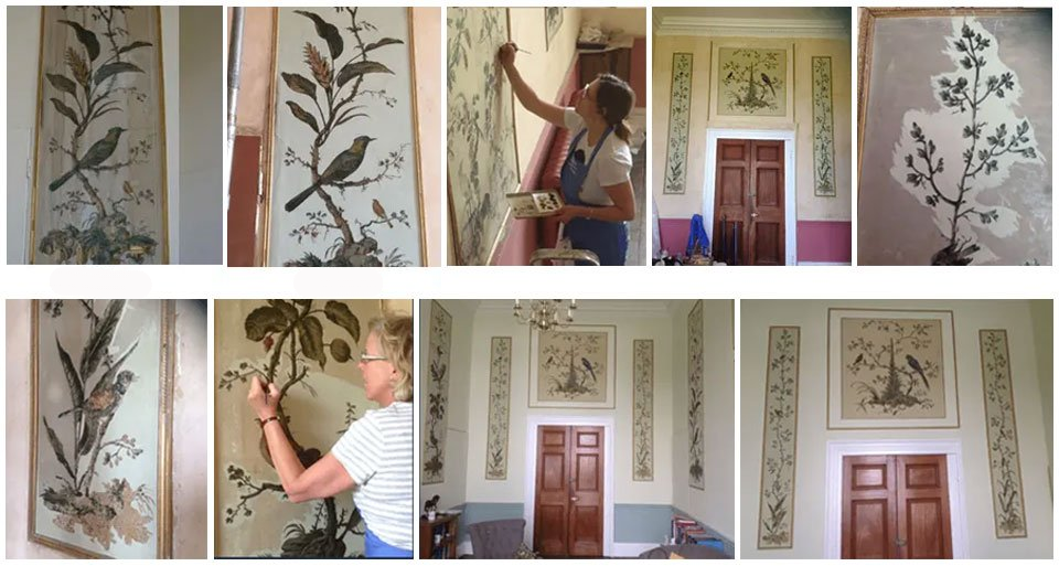 Art Restoration Work In Process