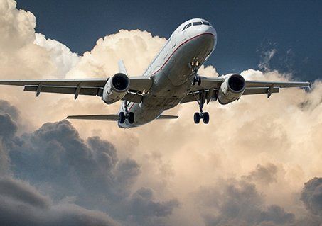 an airplane