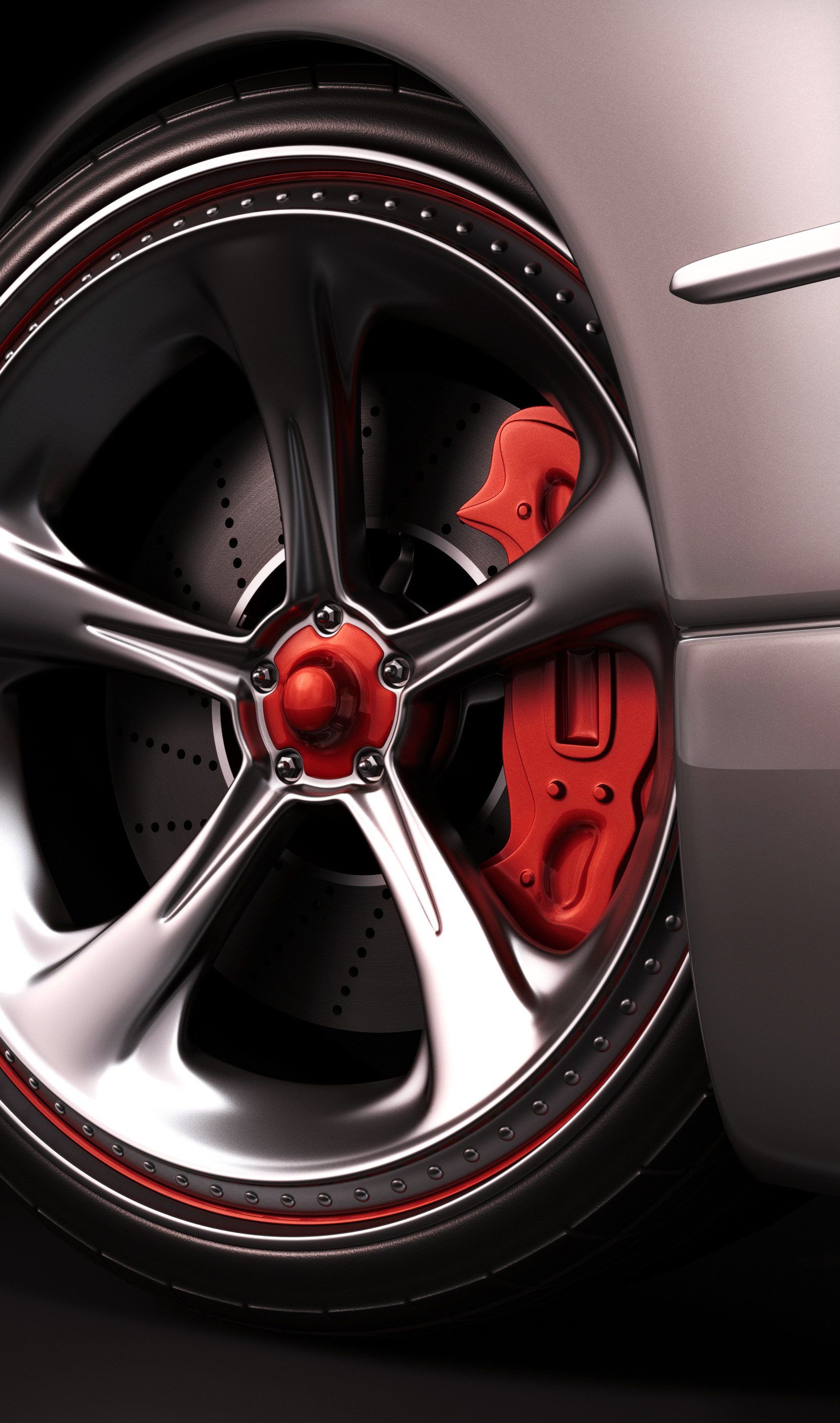 Brake Repair Shop — Sport Car Front Wheel Support Brake in Agawam, MA