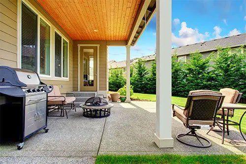Creative Concrete Patio — Horseshoe, NC — Carolina Concrete Designs, Inc