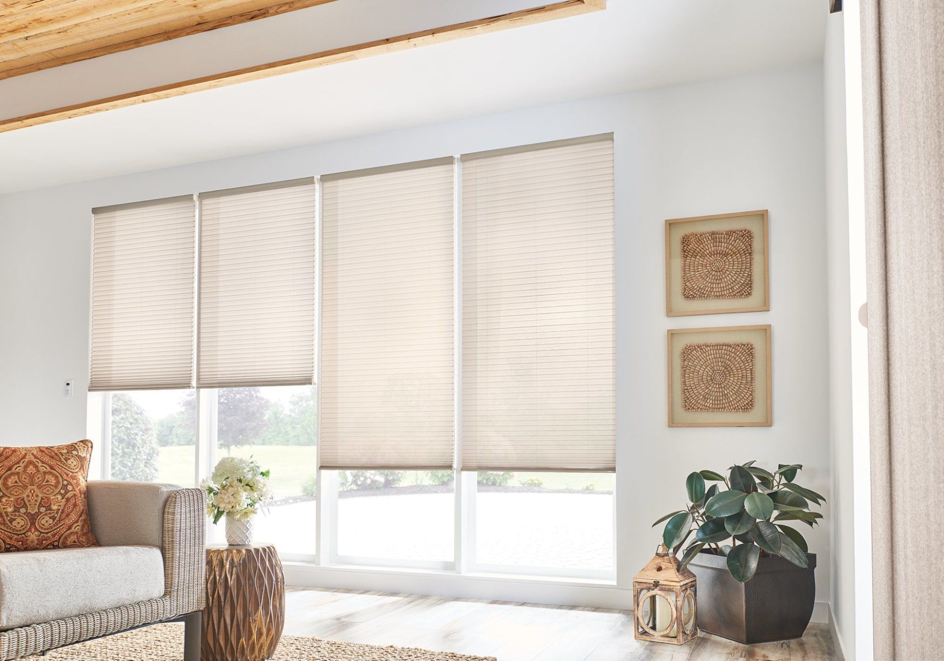 Custom Window Shades — Room With Cellular Shades in Baton Rouge, LA