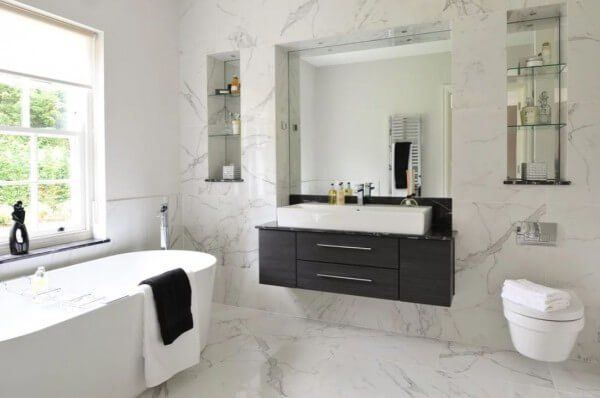 large bathroom tiles