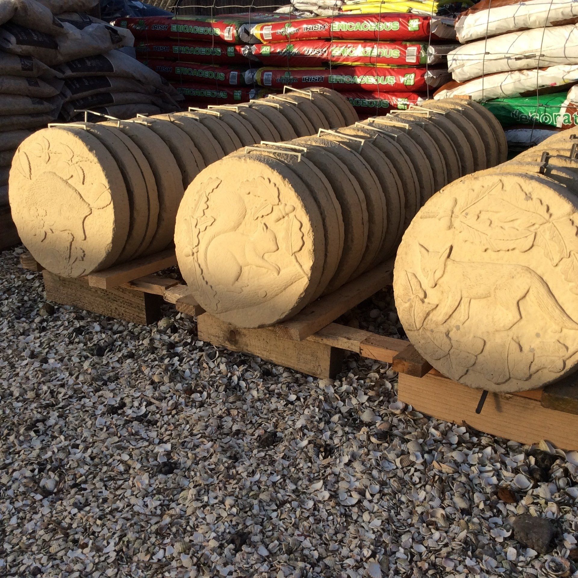 variety of paving stones