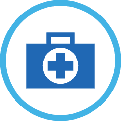 medical suitcase icon