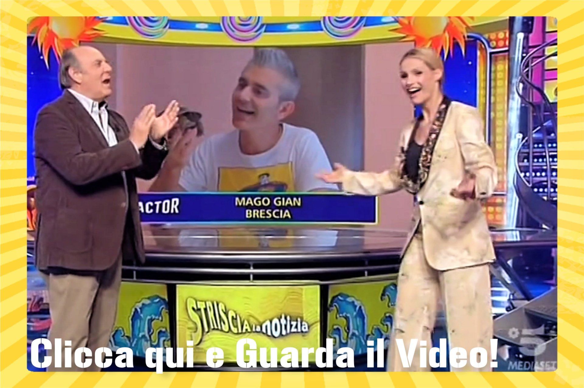La tartaruga che vola di Mago Gian a Striscia la notizia