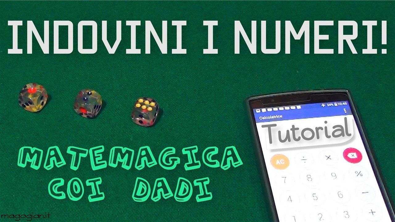 rompicapo tutorial sfide da bar scommesse magiche sul canale youtube di Mago Gian