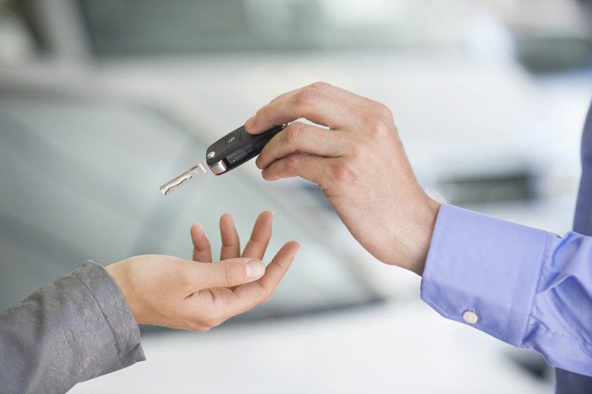Handing over the key