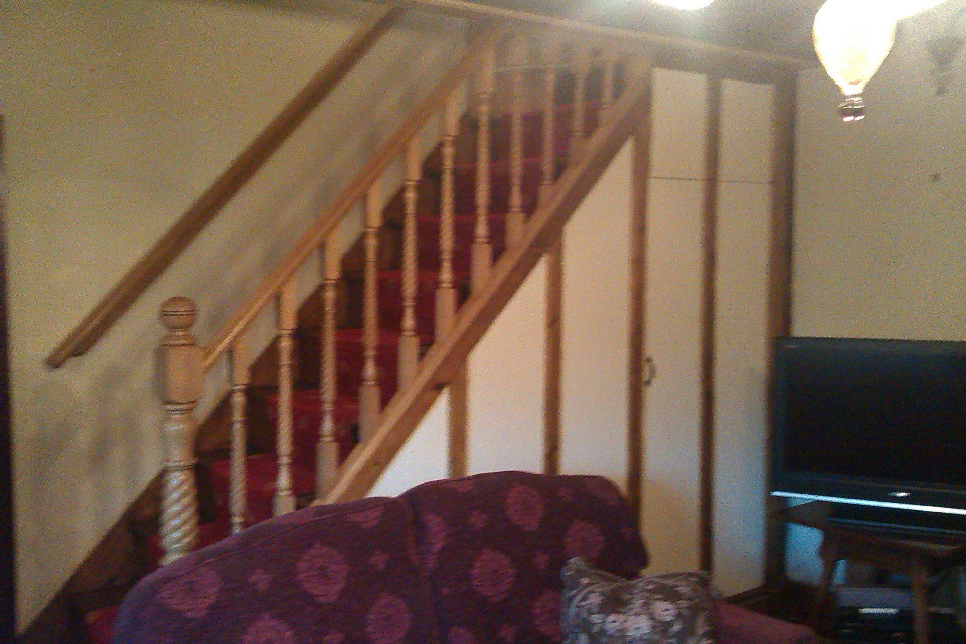 polished stairway