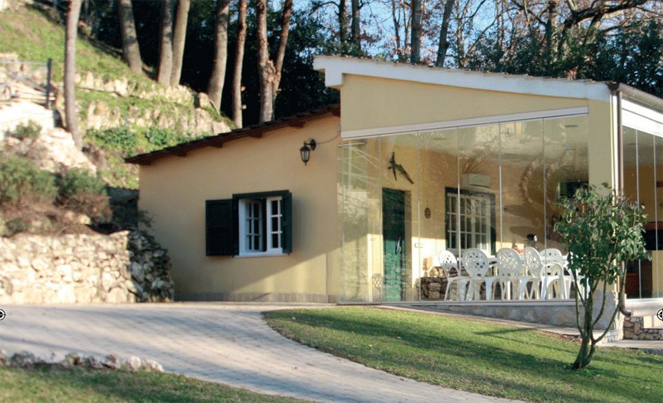 veranda in vetro