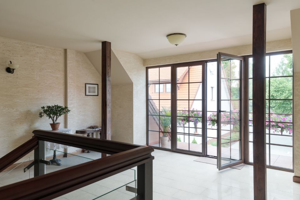 infissi in PVC effetto legno