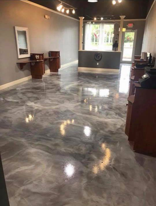 Commercial Space with Epoxy Flooring