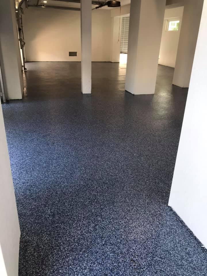 Commercial Blue Epoxy Floors