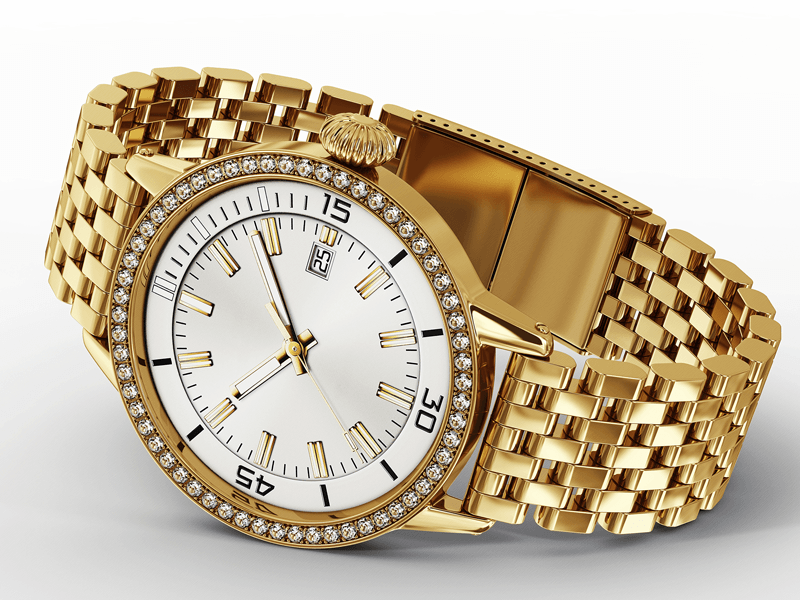 orologio d'oro usato