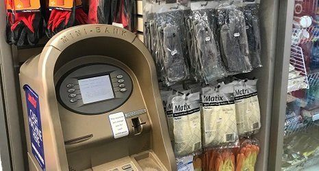 Mini Bank machine