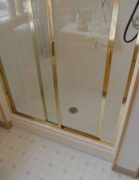 Before Shower converted to Tub with Door — N. Charleston, SC — Surface Specialists
