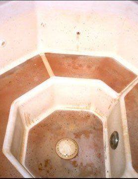 Before Spa Refinishing — N. Charleston, SC — Surface Specialists