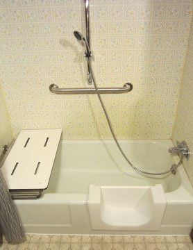 After Tub Conversion with Door — N. Charleston, SC — Surface Specialists