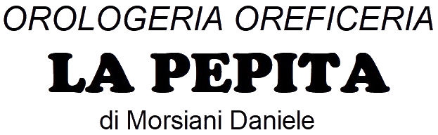logo Oreficeria Orologeria La Pepita di Morsiani Daniele logo Oreficeria Orologeria La Pepita di Morsiani Daniele