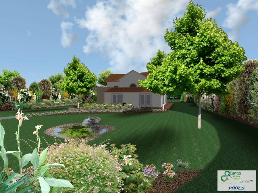 Rendering giardino