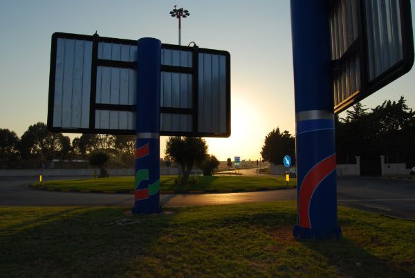 Cartellone aeroporto