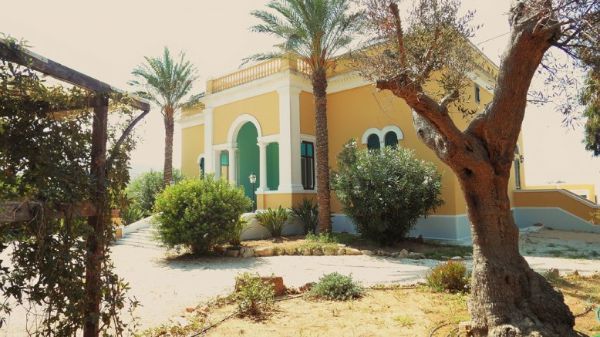 Villa con palme