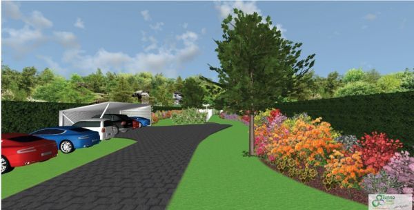 Vialetto giardino di lusso