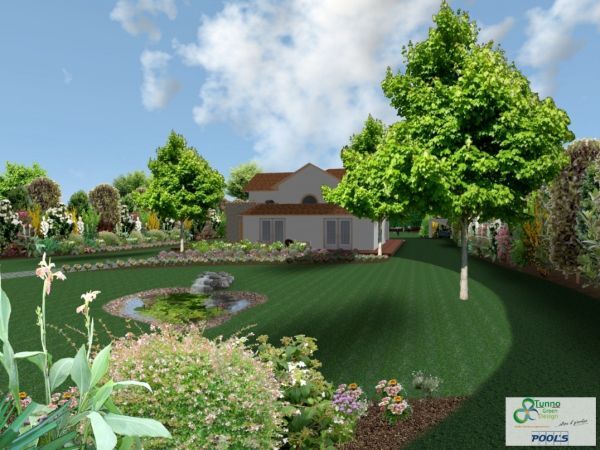 Rendering villetta in periferia
